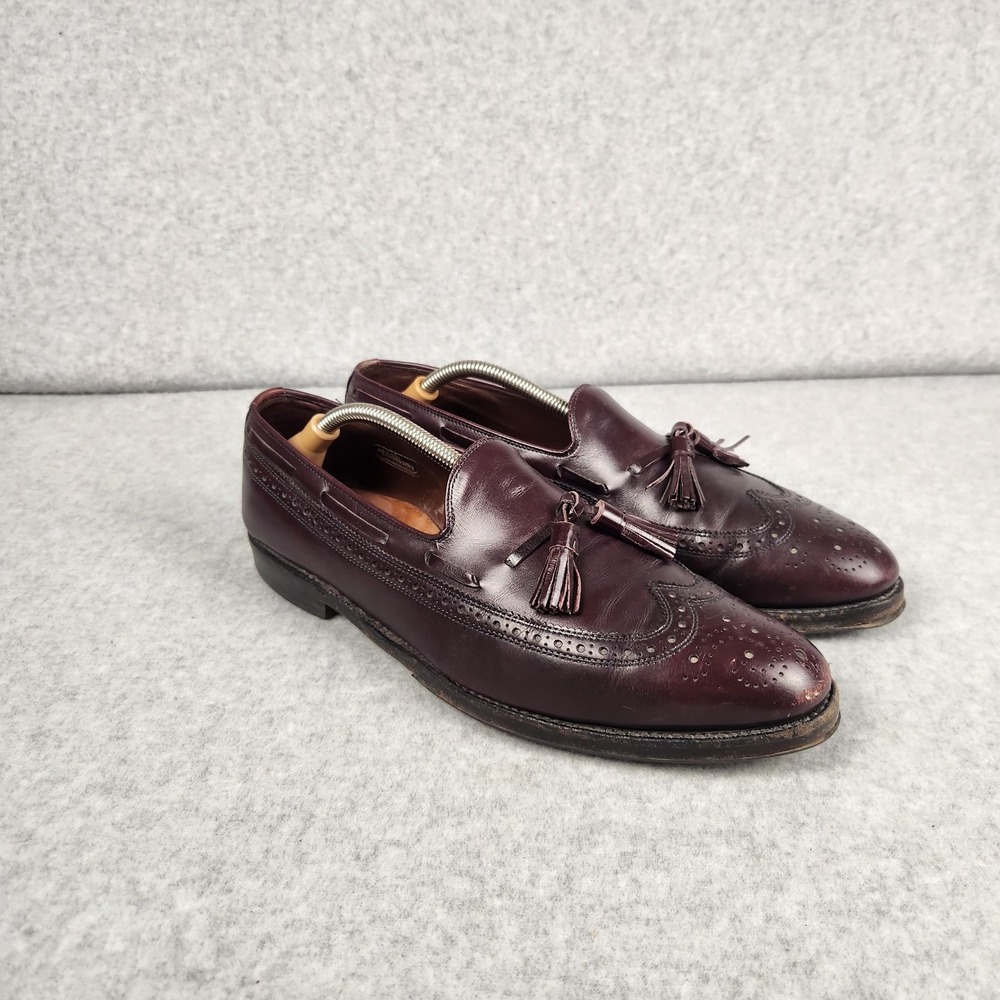 Allen Edmonds Manchester‎ Shoes Mens Size 9.5 A Leather Tassel Loafers Made USA